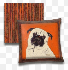 Ziggy The Pug - Pillow Pug Png,Pug Transparent Background