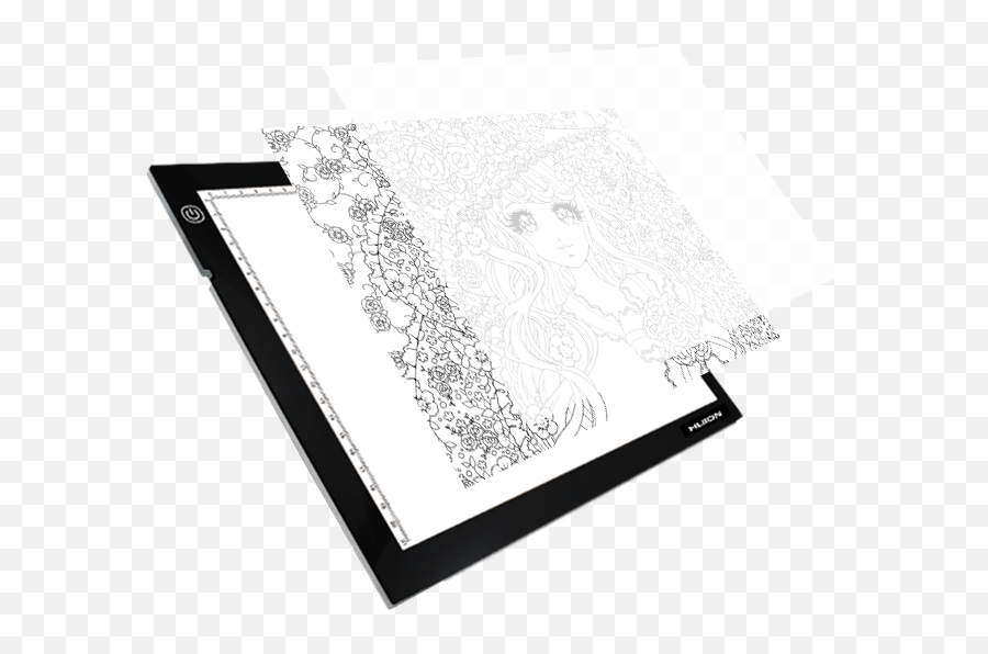 Led Light Pad For Tracing U0026 Drawing - Huion Transparent Tracing Paper In Architecture Drawing Png,Fountain Pencomputer Icon