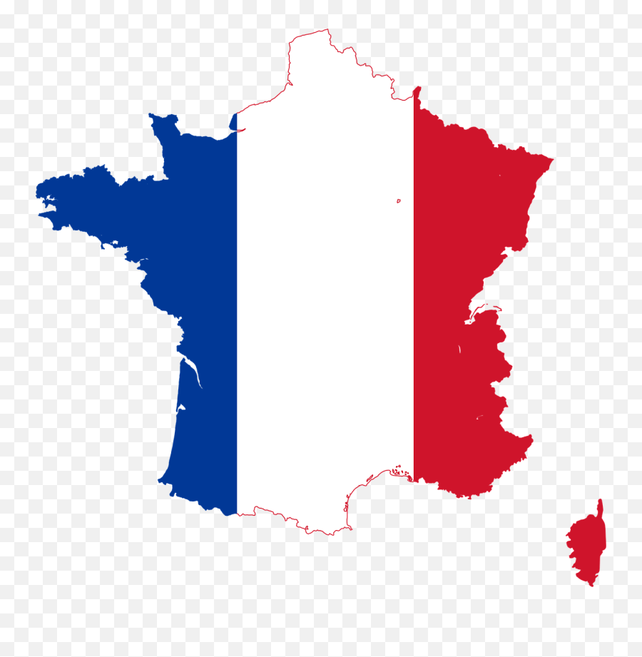 France Flag Map - French Culture And Civilisation Png,French Flag Png