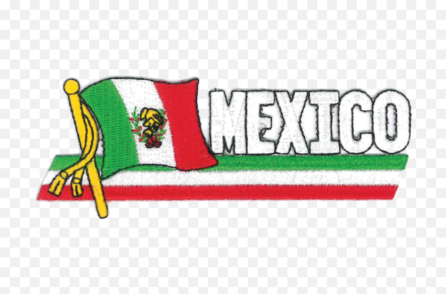 1409 Mexican Flag Patch 45w - Illustration Png,Mexican Flag Transparent