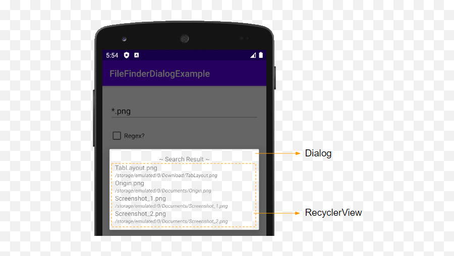 Créer Un File Finder Dialog Simple Dans Android - Smartphone Png,Android Cardview Add Menu Icon