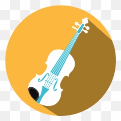 Violin Instrument Icons - 02 Circle Logo Png Full Music