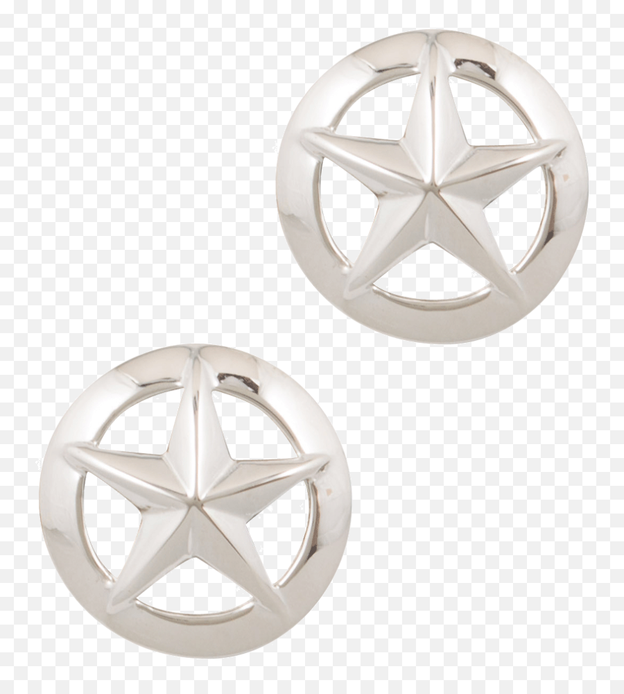 Pinto Ranch 3d Dome Star Cufflinks - Emblem Png,3d Star Png