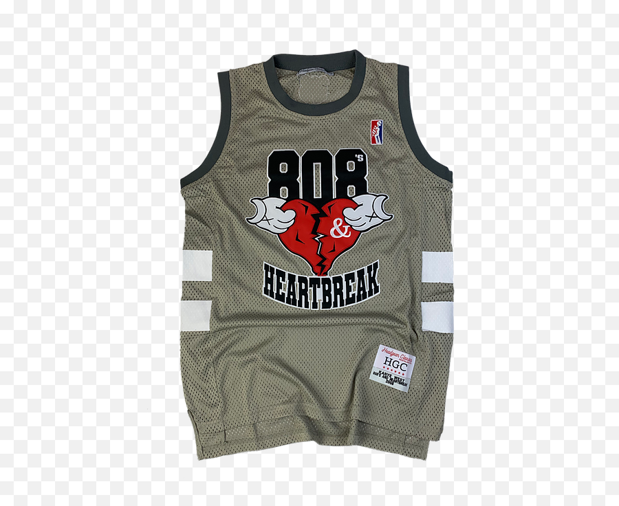 Kanye West 808s U0026 Heartbreak Album Basketball Jersey Stockyard - Streetwear Active Tank Png,Kanye West Png