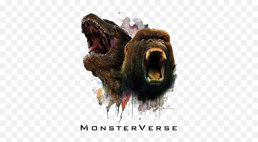Godzilla Vs Kong Png - Stranger Things And Monsterverse,Kong Png