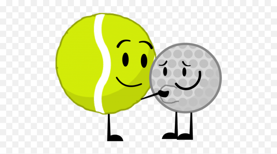 Smash Clipart Tennis - Golf Ball Bfdi With Tennis Ball Png,Smash Ball Png