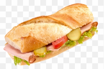 Download Confiserie Honold Ag With Png Transparent - Ham And Fast Food,Baguette Png
