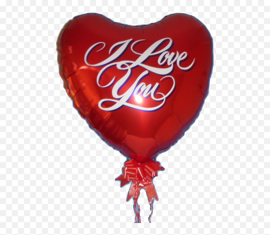 Valentines Balloons - Love You Heart Png,Real Balloon Png