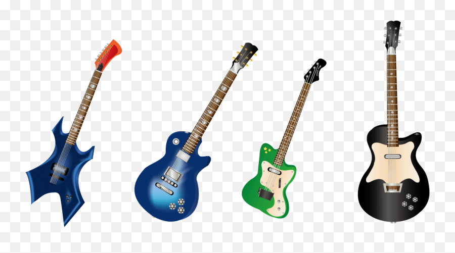 Rock Band Silhouette Png - Musical Instrument Guitar Types Of Rock Guitar,Guitar Silhouette Png