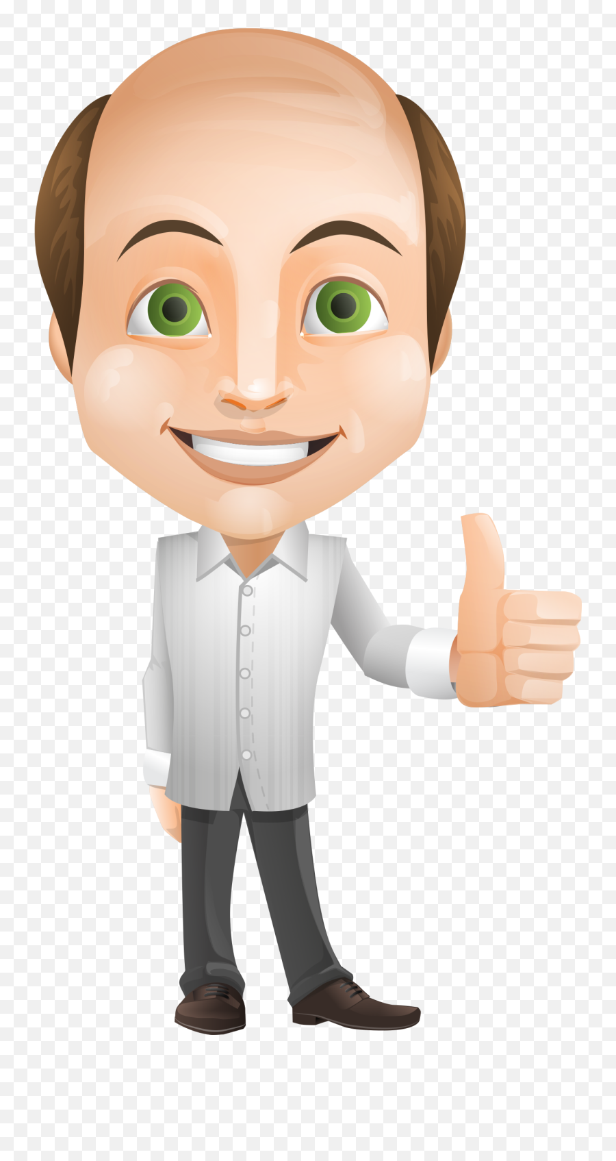 Man Vector Png Picture - Man Vector Character Png,Bald Head Png