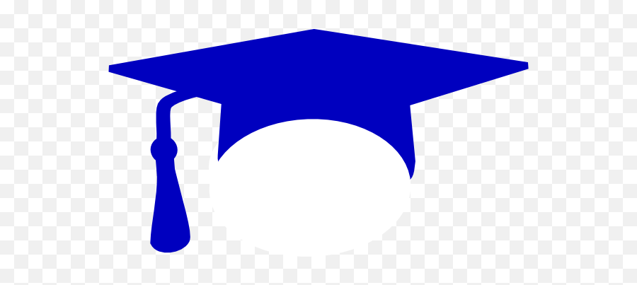 Royal Blue Graduation Cap Clipart - Graduation Cap Royal Blue Png,Graduation Hat Png