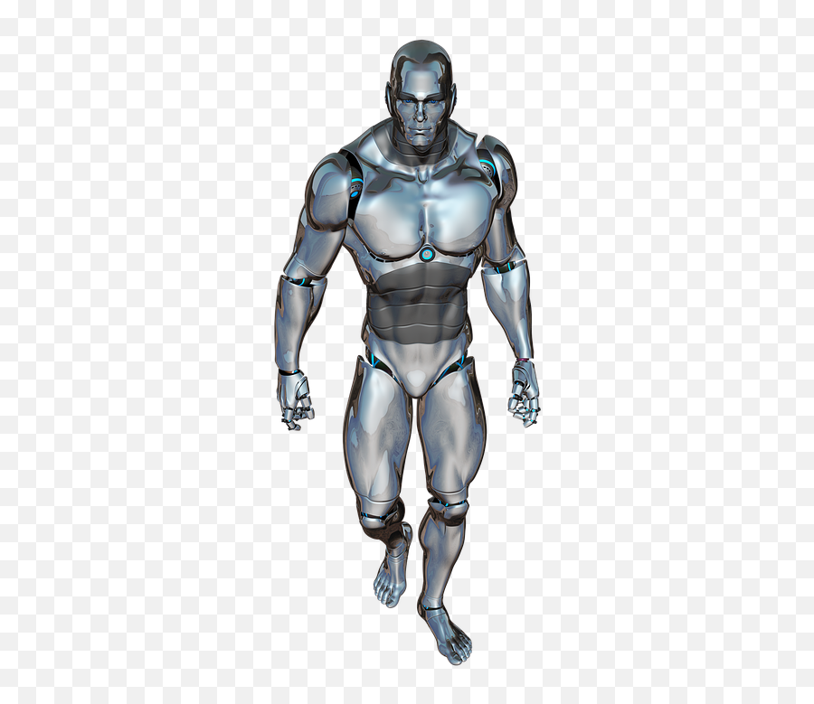Man Walking Robot - Free Image On Pixabay Muscular Robot Png,Terminator Face Png