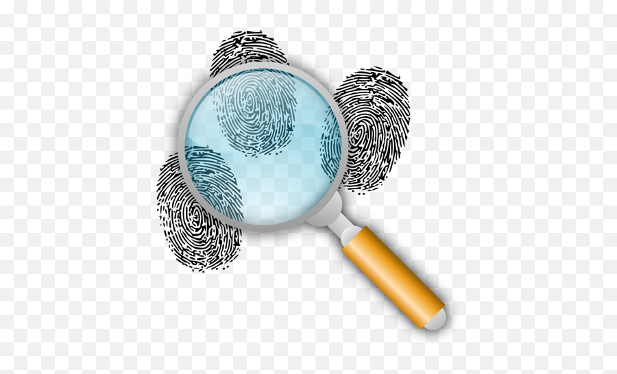 Download Hd Fingerprint Clipart Transparent Background - R Fingerprint Crime Scene Clipart Png,Book Transparent Background