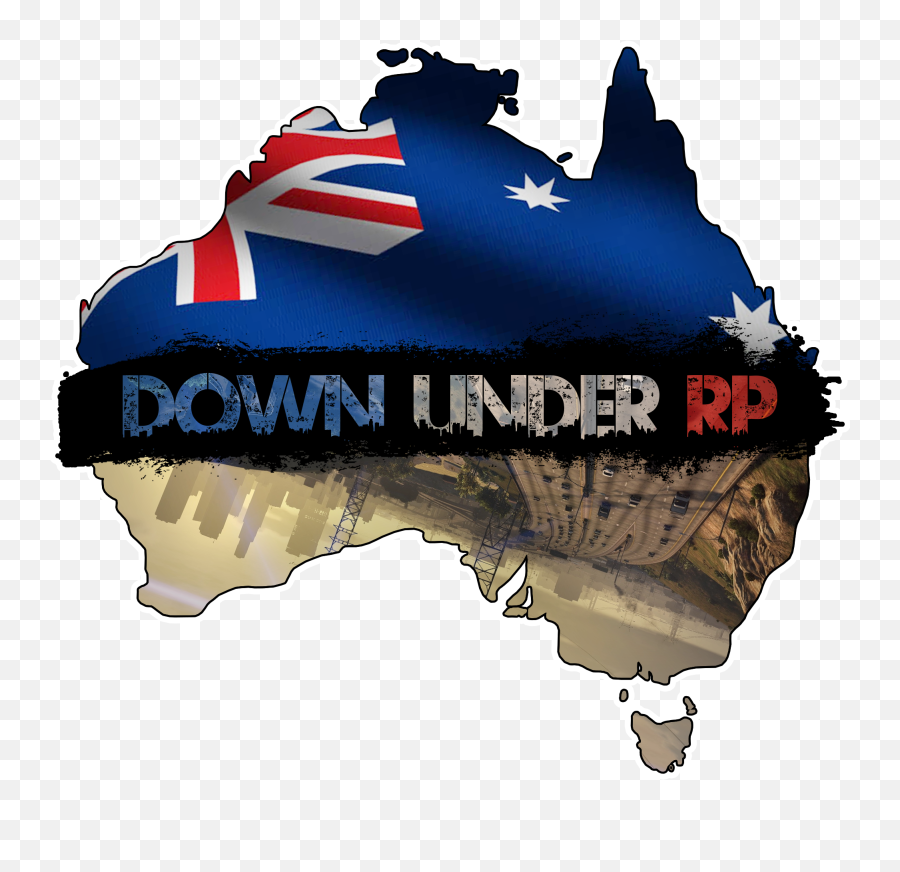 Download Downunderrp Logo - Map Of Australia Png,Fivem Logo