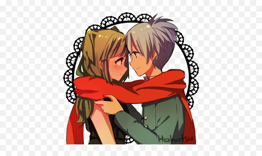 Anime Girl Kawaii And Couple Image - Nagisa Shiota Nagisa Et Kayano Kiss Png,Anime Couple Transparent