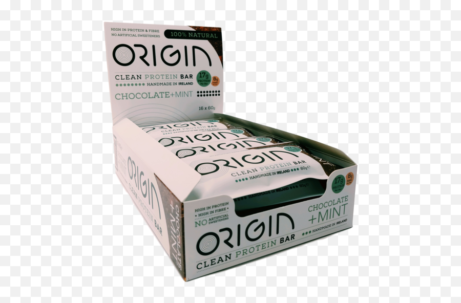 Origin - Chocolate U0026 Mint Clean Protein Bar 16 Pack Box Png,Mint Png