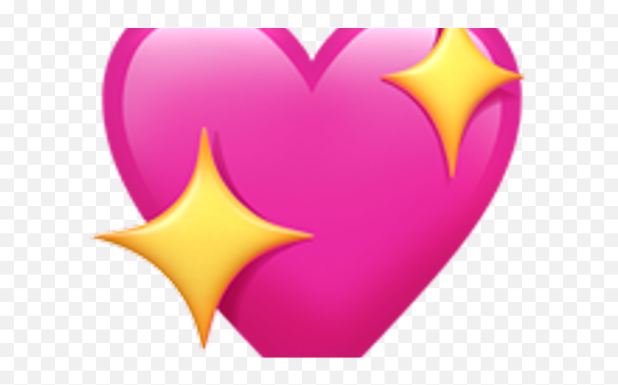 Apple Iphone Clipart Picsart Png - Transparent Heart Sparkle Pink Heart Png Emoji,Sparkles Png Transparent