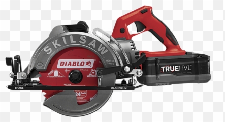 7 - 14 In Truehvl Cordless Worm Drive Saw Kit With Truehvl Cordless Worm Drive Saw Skilsaw Png,Saw Transparent