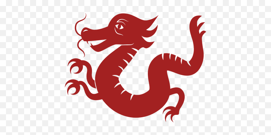 Dragon Tail Scale Chinese Astrology Silhouette - Transparent Silueta Dragon Chino Png,Dragon Silhouette Png