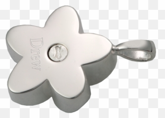 Plumeria Flower Pendant Cremation Jewelry - Cattleya Png,Plumeria Flower Png