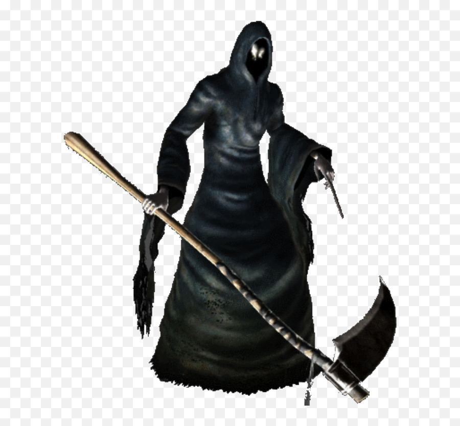 Demons souls wiki. Рипер демон. Demon's Souls Reaper. Боевая коса арт. Священник и демон.