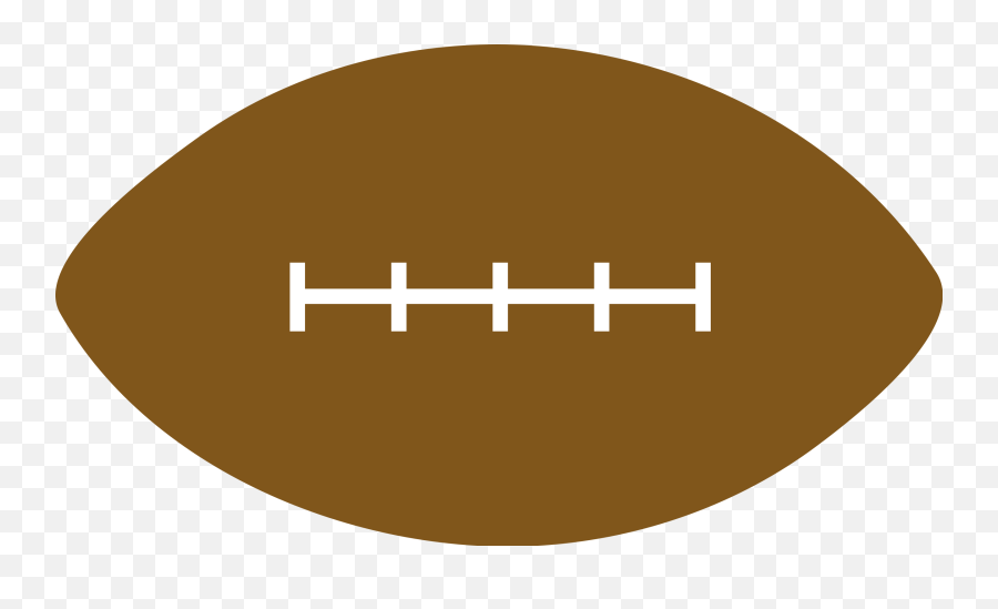 Football Brown Lace - Football Template Png,Football Outline Png