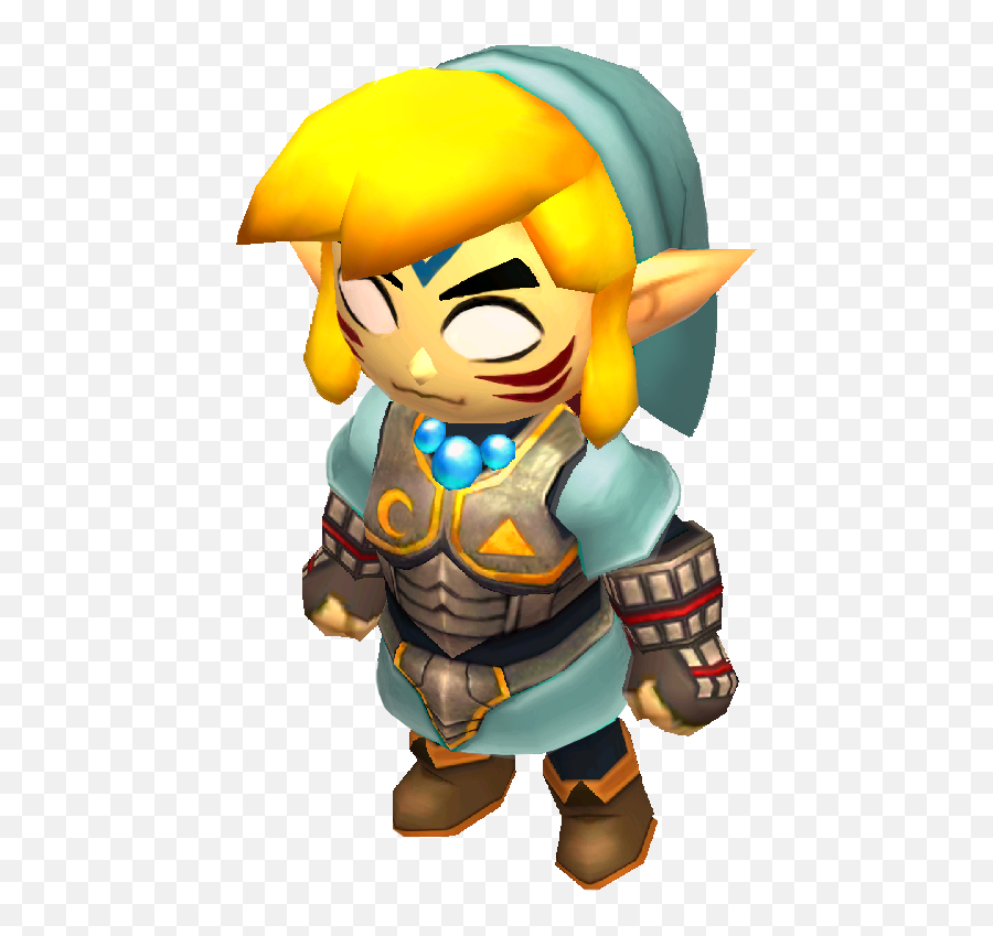 Zelda Triforce Heroes Dibujo Clipart - Botw Fierce Deity Link Png,Zelda Triforce Png