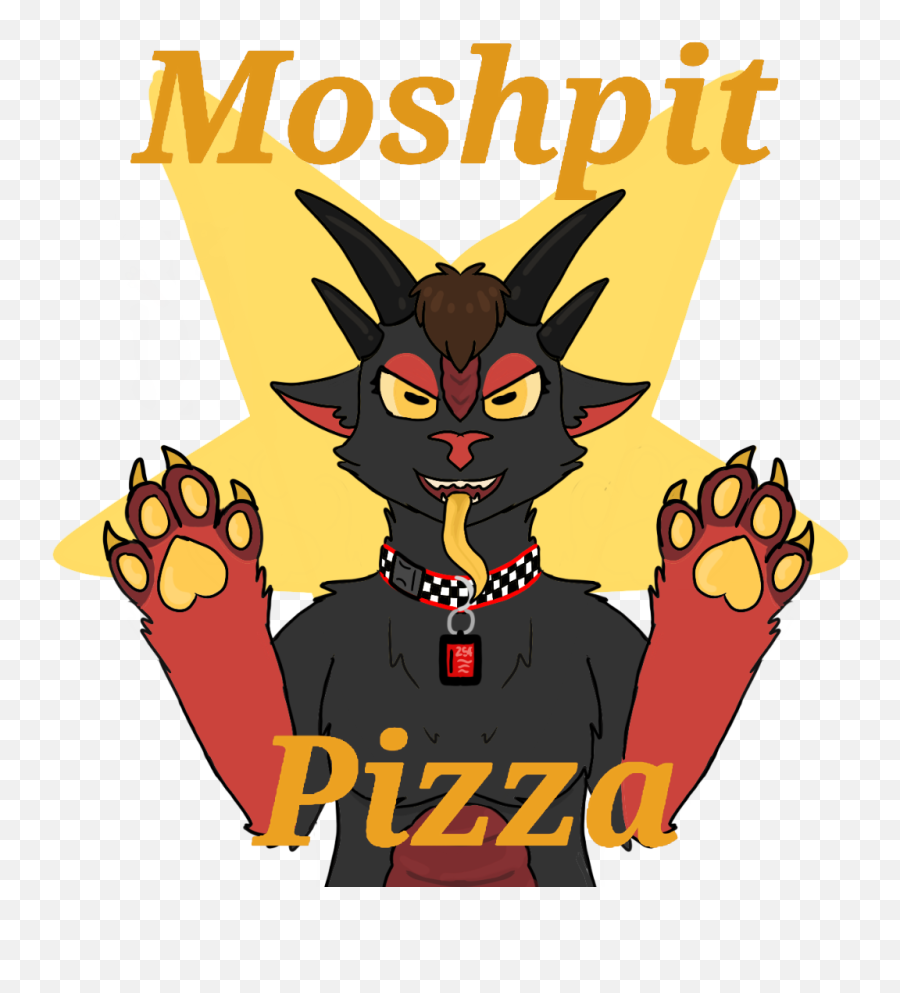 Moshpit Pizza Logo Update - Cartoon Png,Cartoon Pizza Logo