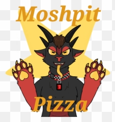 Moshpit Pizza Logo Update - Cartoon png