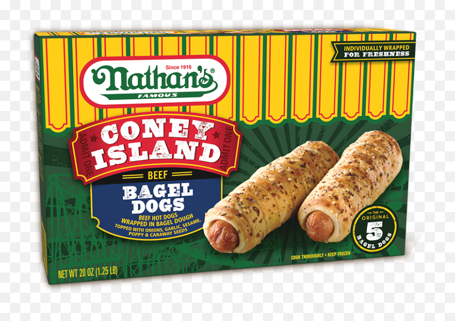 Coney Island Bagel Dogs Nathanu0027s Famous Png Transparent