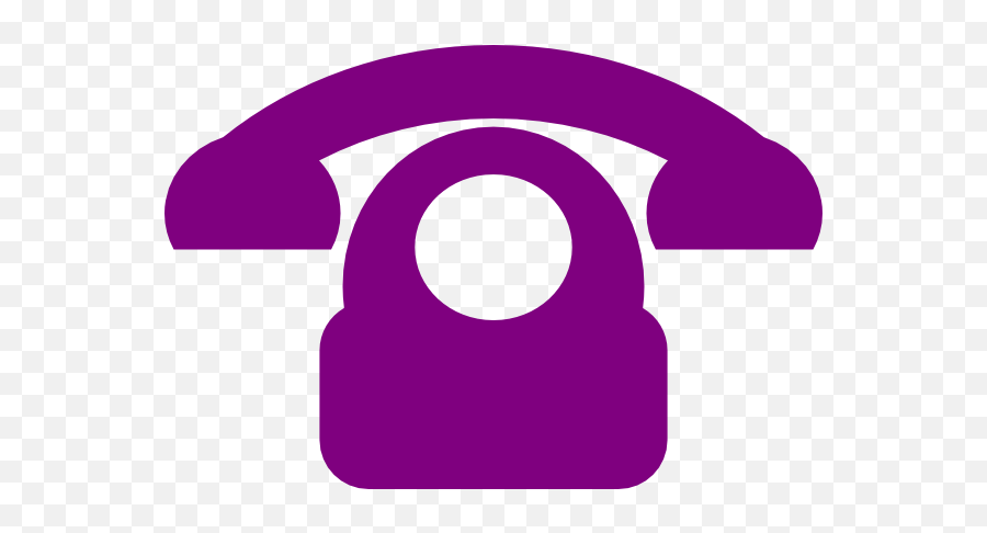 Purple Phone Icon Clip Art - Vector Clip Art Purple Phone Icon Png,Telephone Icon Png