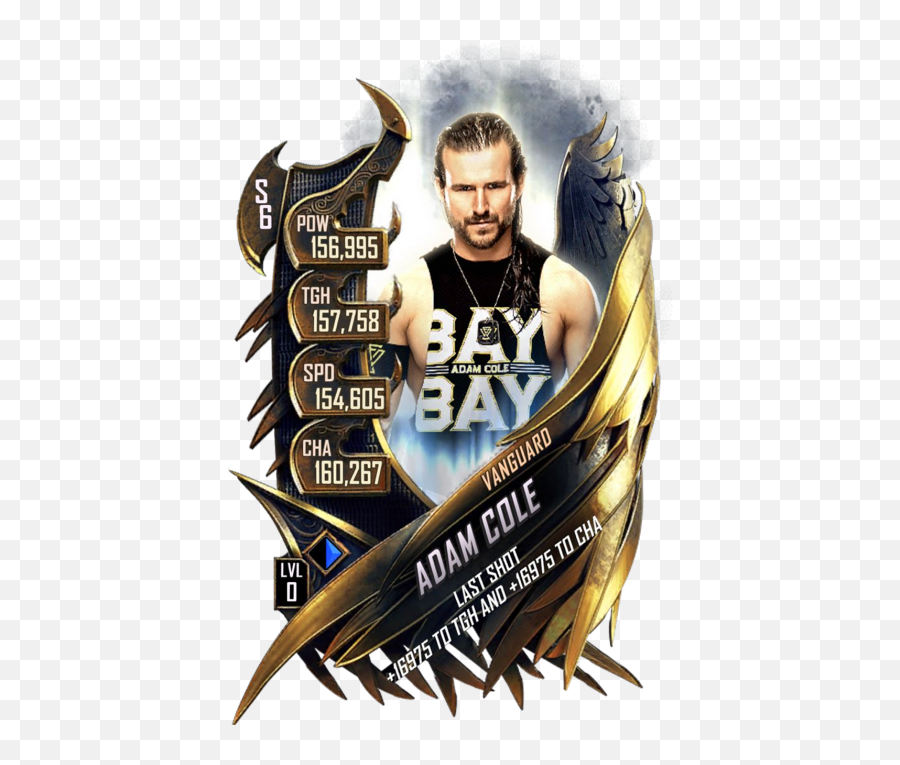 Adam Cole - Wwe Supercard Vanguard Cards Png,Adam Cole Png