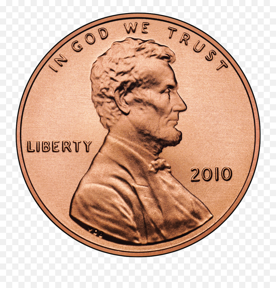 2010 Cent Obverse - Face Of A Penny Png,Cent Png