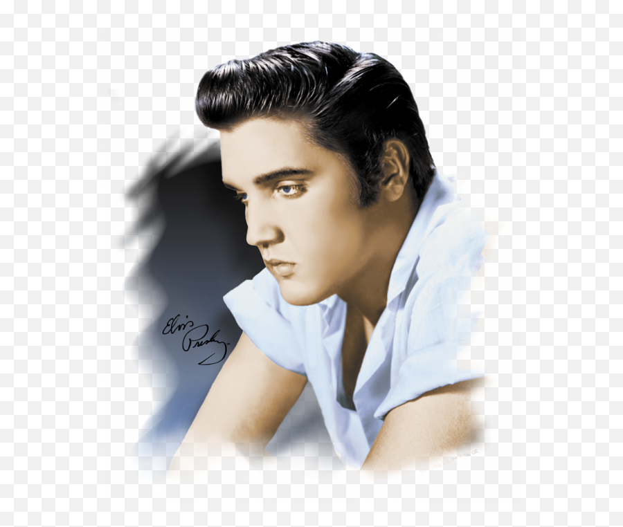 Elvis Presley Png Transparent Images - Elvis Presley In Blue Shirt,Elvis Presley Png