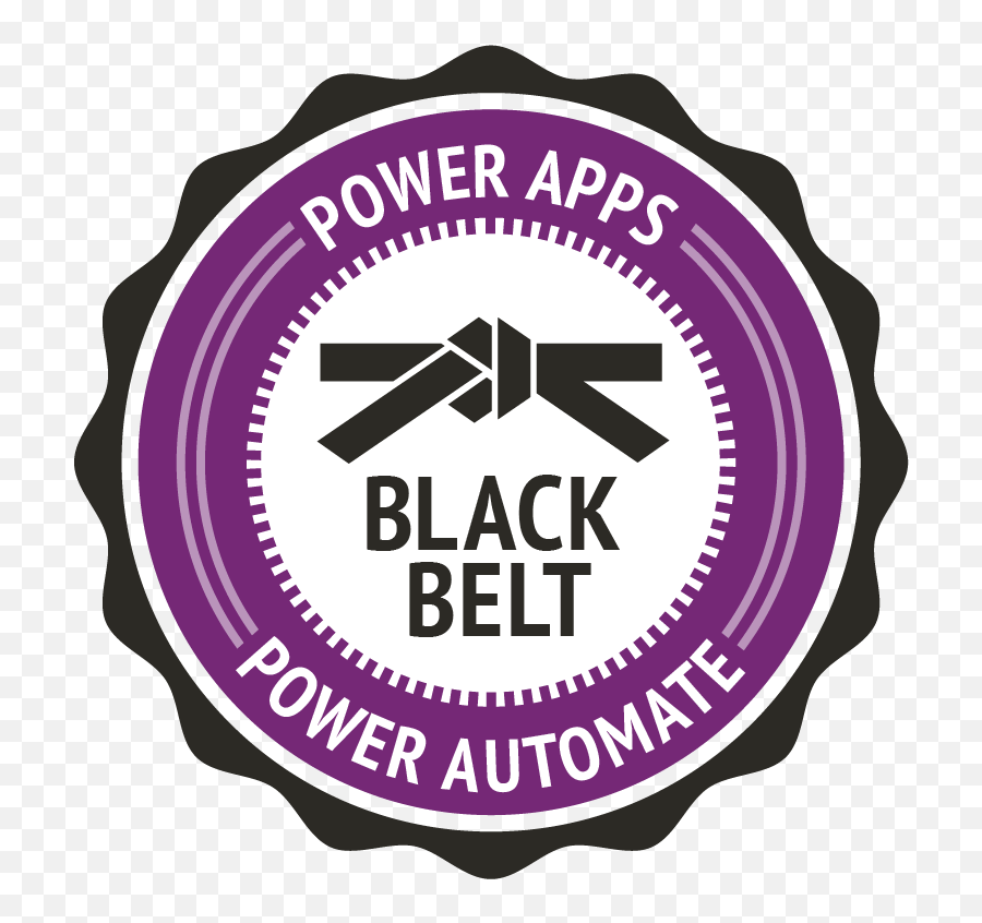 Power Apps Automate Black Belt - Voith Png,Black Power Logo