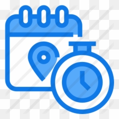 Calendar - Calender And Time Icon Png Transparent