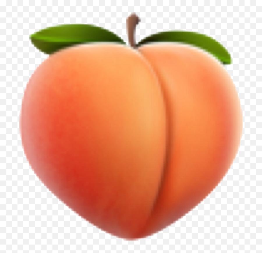Peach Peaches Peachy Emoji Emojis Iphoneemojis Iphonemo - Plum Tomato Png,Peach Transparent Background