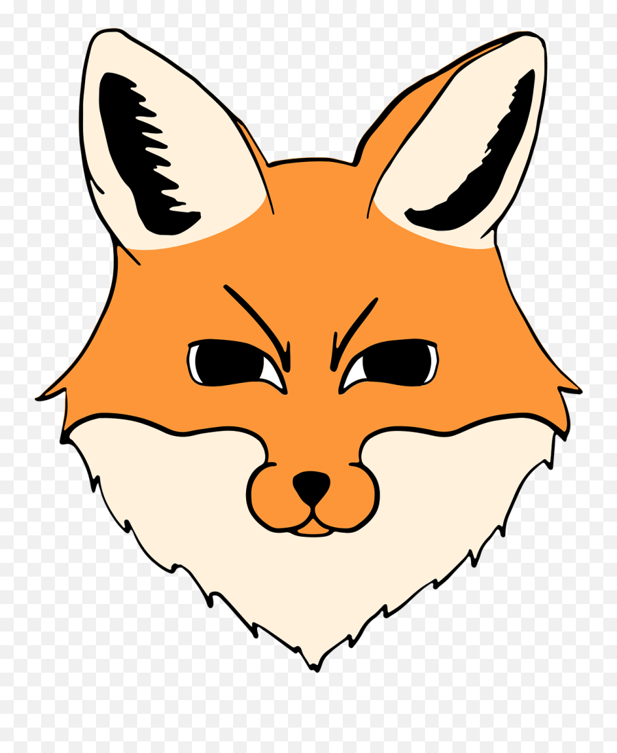 Fox Head Animal Gambar Kepala Rubah Kartun Png Free Transparent Png Images Pngaaacom