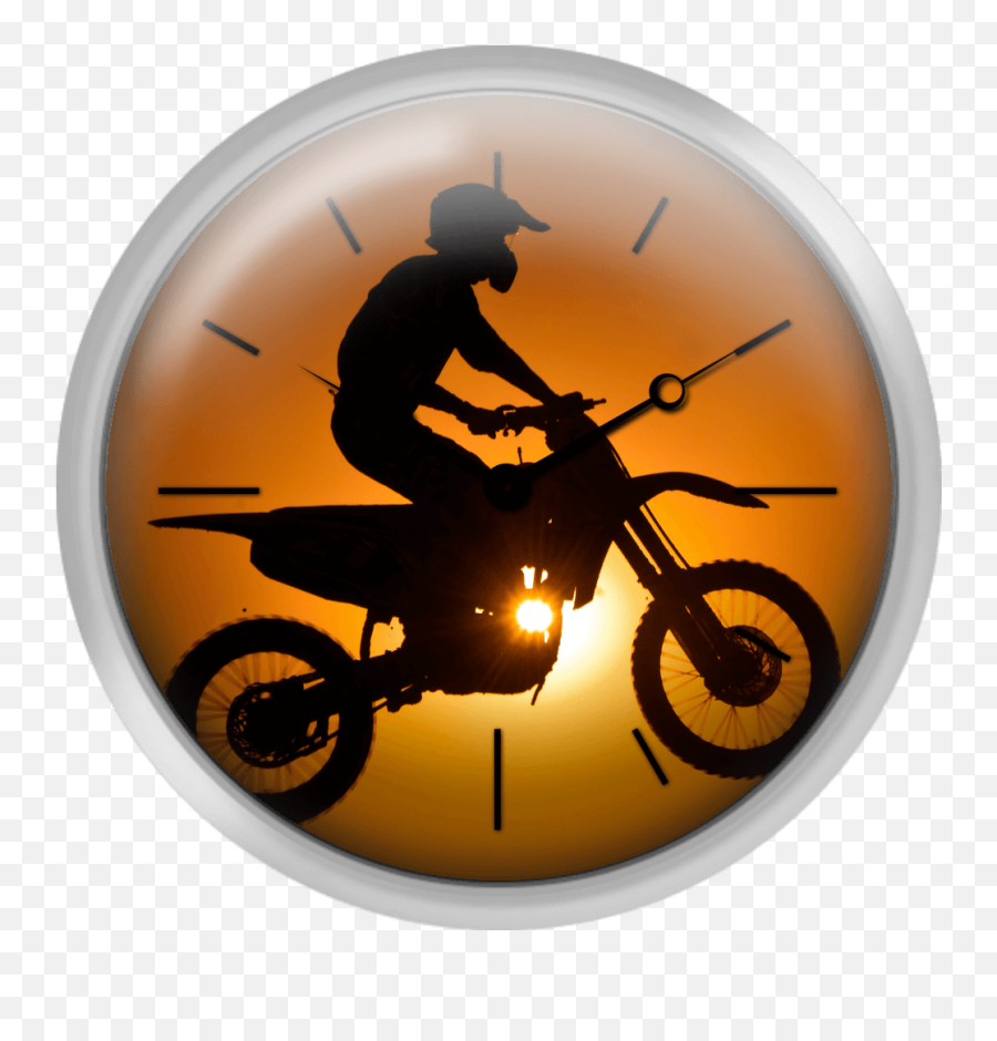 Motorcycle Silhouette Png - Silhouette Of Motocross At Sunset,Motorcycle Silhouette Png