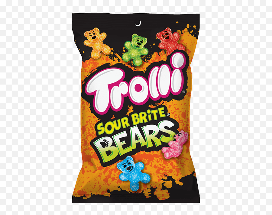 Sour Brite Gummy Bears Trolli - Trolli Sour Gummy Bears Png,Gummy Bear Logo
