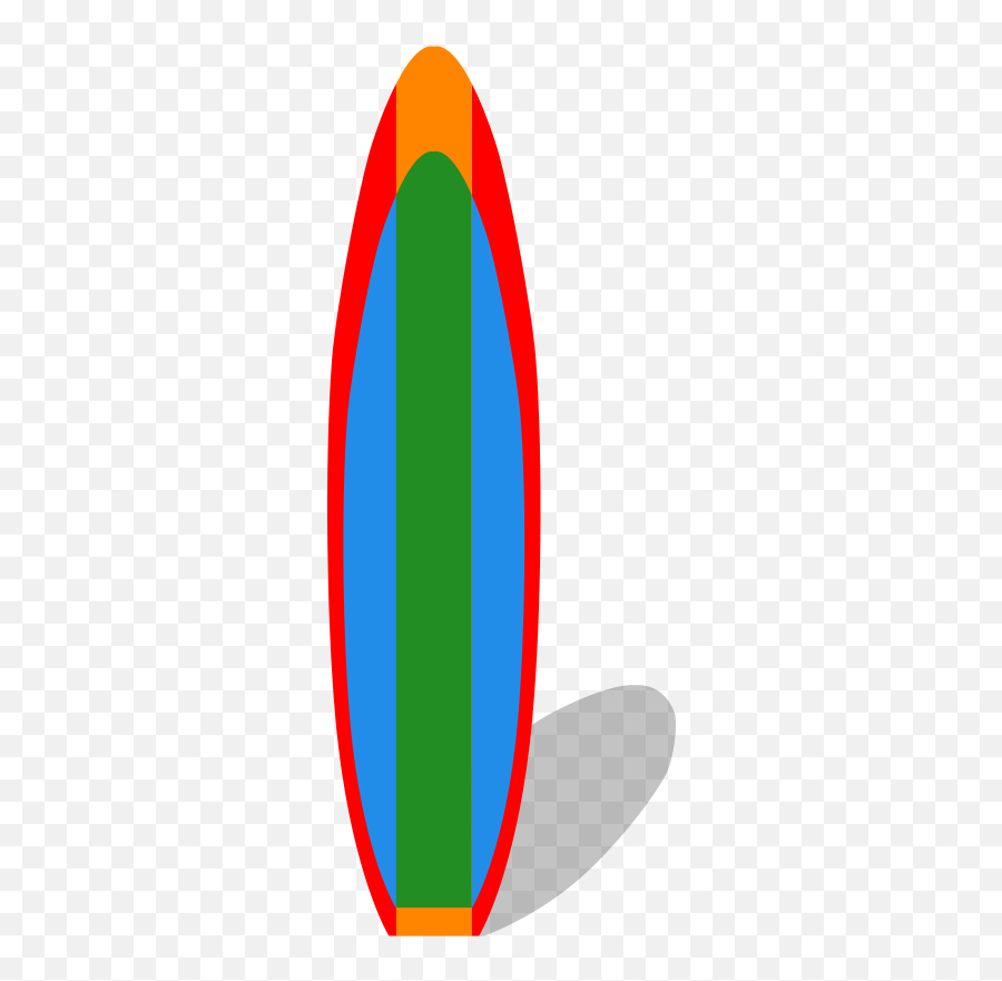 Free Clip Art Surfboard By Anonymous - Surf Board Clip Art Png,Surfboard Transparent Background