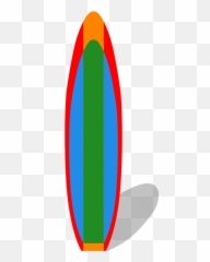 Free Clip Art Surfboard By Anonymous - Board Clip Art png