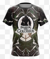 Shadow Of The Colossus - Sigil Unisex 3D Tshirt Celtic Quadruple Treble Shirt png