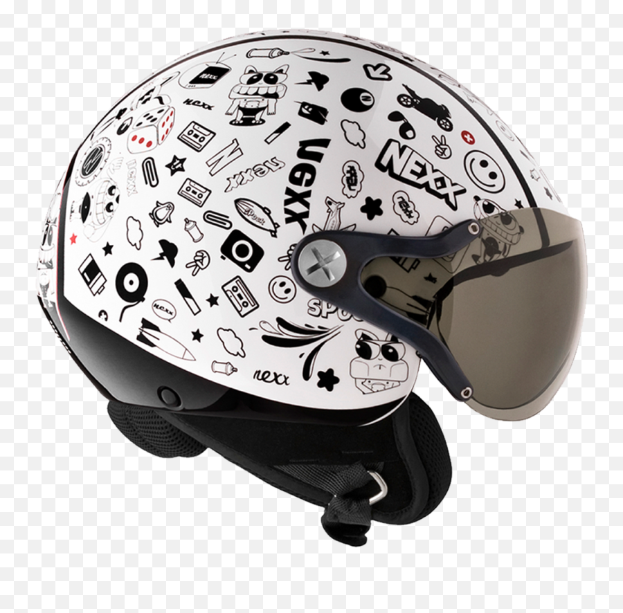 Sx60 - Kidsspockwhitelat1 Nexx Helmets Motorcycle Helmet Png,Spock Png