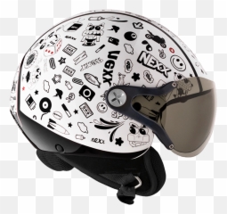 Sx60 - Kidsspockwhitelat1 Nexx Helmets Motorcycle Helmet Png,Spock Png