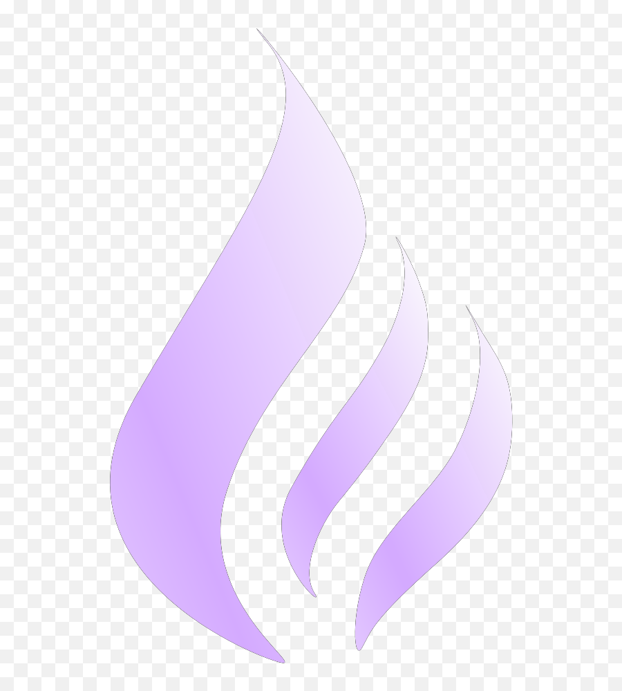 Blue Flame Simple Purple White Svg Png