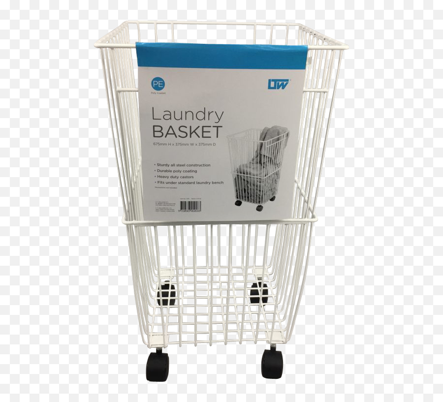 Laundry Basket With Castors - Waste Container Png,Laundry Basket Png