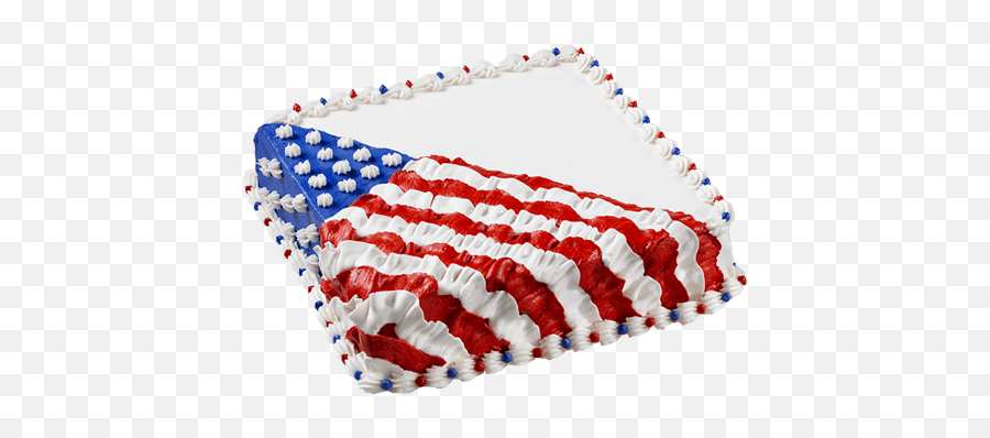 Square Flag Cake 4th Of July Ice Cream Carvel Shop - Square 4th Of July Cake Png,July 4th Icon