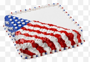 Square Flag Cake 4th Of July Ice Cream Carvel Shop - Of png