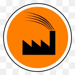 Icon Of A Industrial Factory Free Image - Desenho png